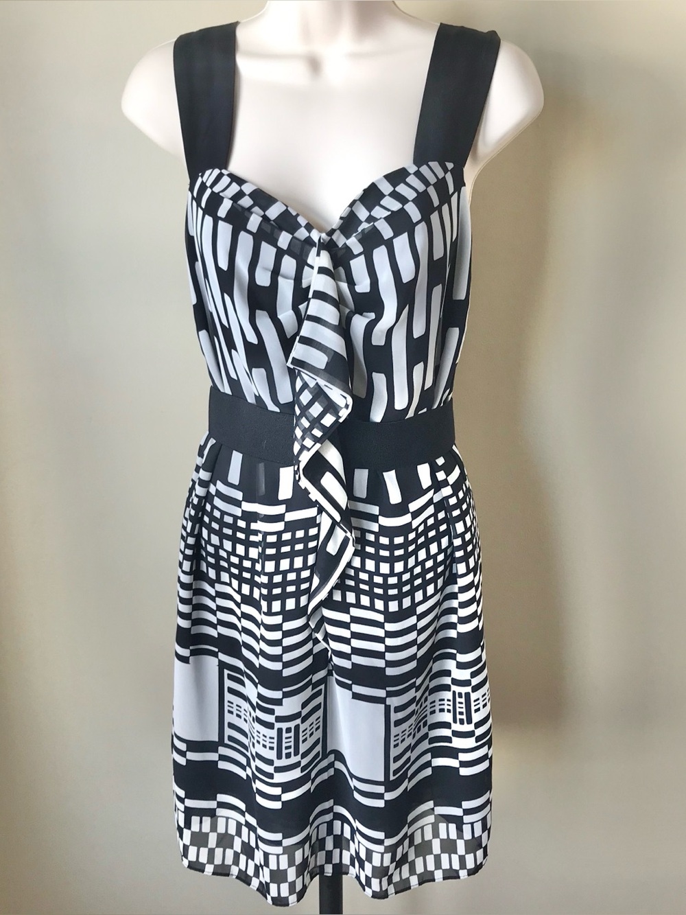 BCBGeneration Block Pattern Dress Size S